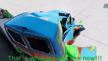 Frontal Crashes against a wall - BeamNG.drive