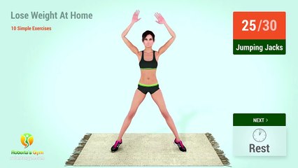 10 Simple Exercises To Lose Weight At Home