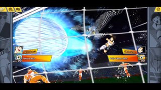 Raiju Falcon Shot - Captain Tsubasa Skill