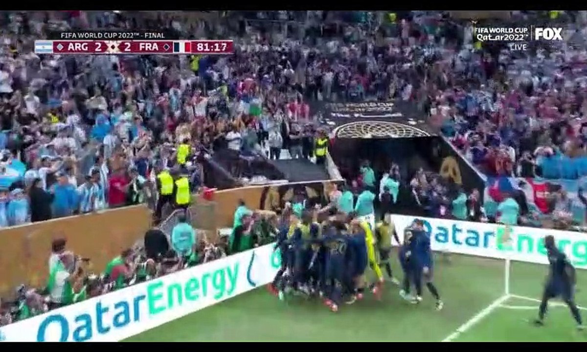 Kylian Mbappe  Goal - Argentina vs France 2-2 18/12/2022