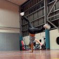 Guy Demonstrates Incredible B-boying  Moves