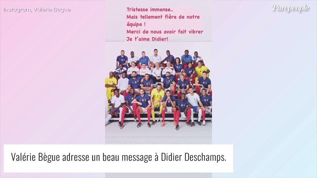 Je t'aime : Valérie Bègue fait une déclaration d'amour à Didier Deschamps malgré l'immense tristesse