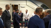 Estreno de la nueva del AVE Murcia-Madrid en la Estación del Carmen.