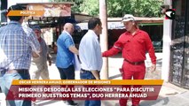 Misiones desdobla las elecciones “para discutir primero nuestros temas”, dijo Herrera Ahuad