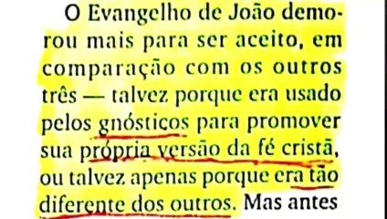 QUARTO EVANGELHO HERÉTICO E GNÓSTICO | COMPROVADO EM DOCUMENTOS