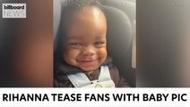 Rihanna Gives First Glimpse of Her Baby Son in Adorable TikTok Video | Billboard News