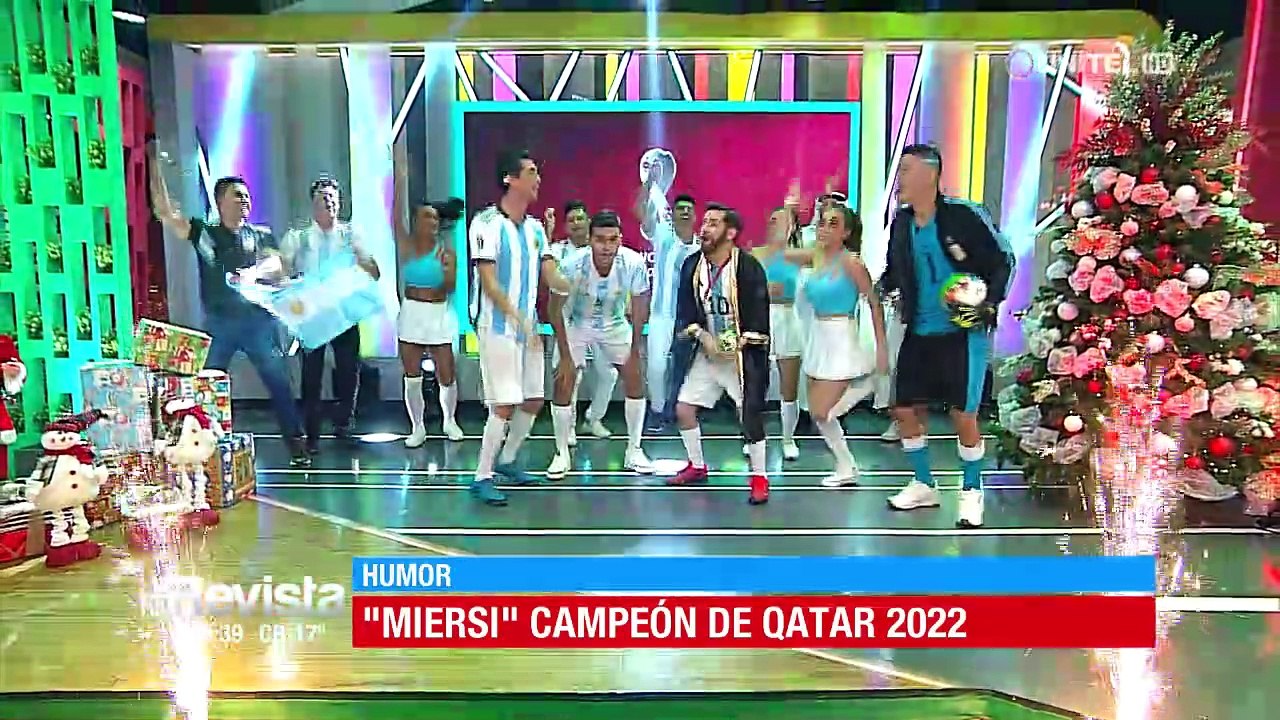 Humor: ¡Eufóricos! Así festejaron ‘Miersi’, ‘Di María’, el ‘Dibu Martínez’el título de la Copa del Mundo en La Revista