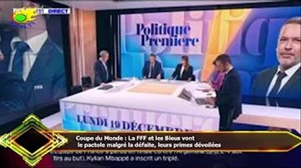 Coupe du Monde : La FFF et les Bleus vont  le pactole malgré la défaite, leurs primes dévoilées