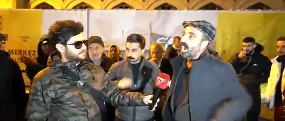 AKP'li ve HDP'li vatandaş sokak röportajında tartıştı