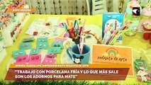 “Trabajo con porcelana fría y lo que más sale son los adornos para mate”