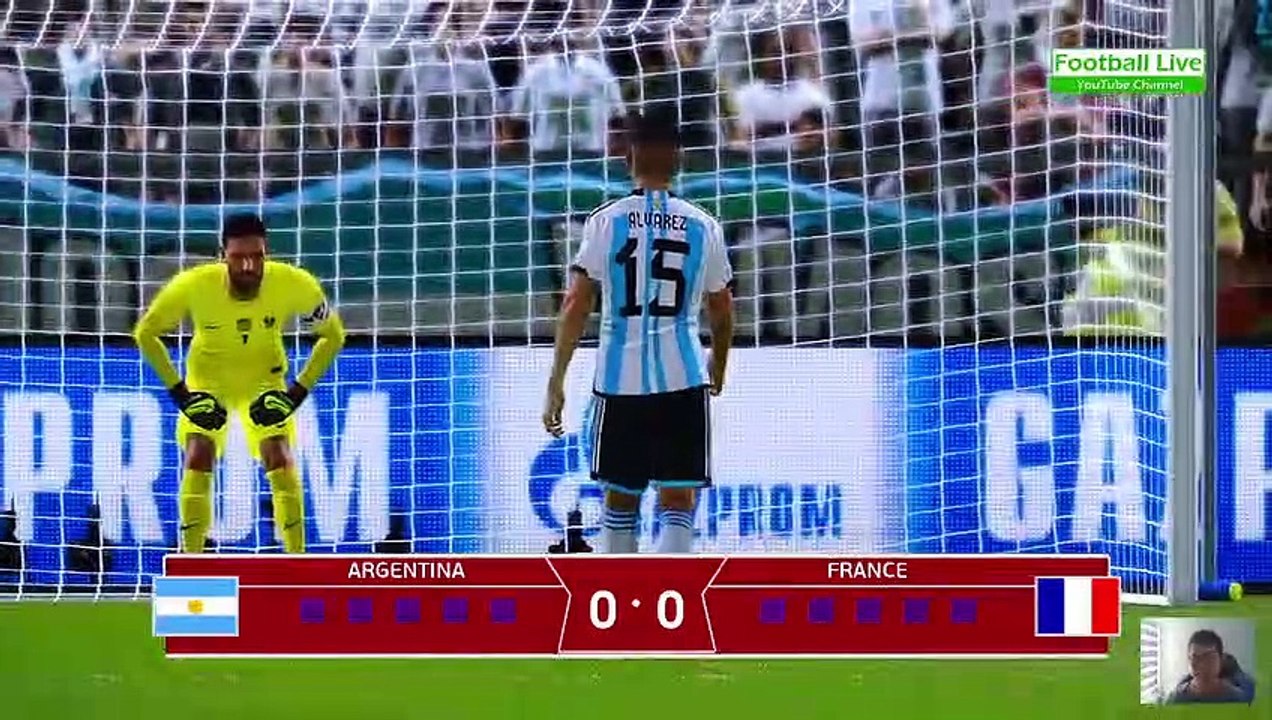 Final FIFA World Cup 2022 - Mbappe vs Messi - PES Gameplay