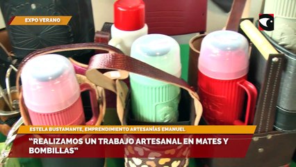 “Realizamos un trabajo artesanal en mates y bombillas”