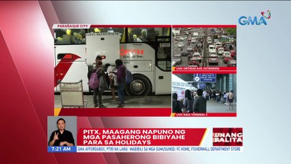 PITX, maagang napuno ng mga pasaherong bibiyahe para sa holidays | UB