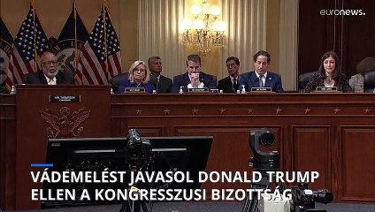 A Capitolium elleni támadást vizsgáló bizottság szerint vádat emelhetnek Donald Trump ellen
