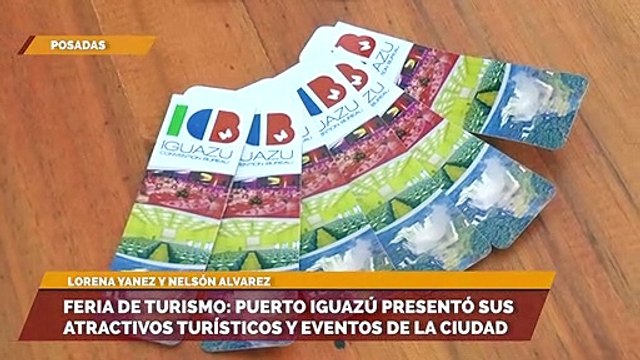 Feria de turismo puerto Iguazú presentó sus atractivos turísticos y eventos de la ciudad
