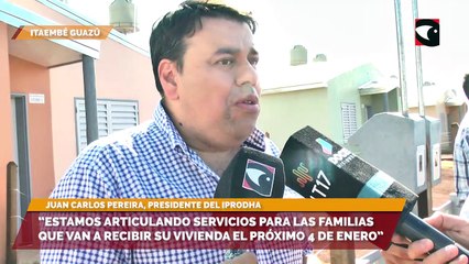 “Estamos articulando servicios para las familias que van a recibir su vivienda el próximo 4 de enero”
