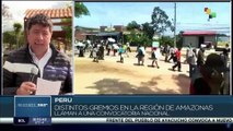 En Perú distintos gremios en la región de Amazonas llaman a una convocatoria nacional