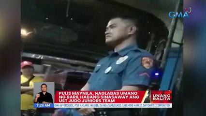 Kasiyahan ng UST Judo Juniors Team, nauwi sa tensyon nang sawayin ng isang pulis Maynila | UB