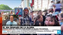 Informe desde Buenos Aires: argentinos se preparan para recibir a su selección