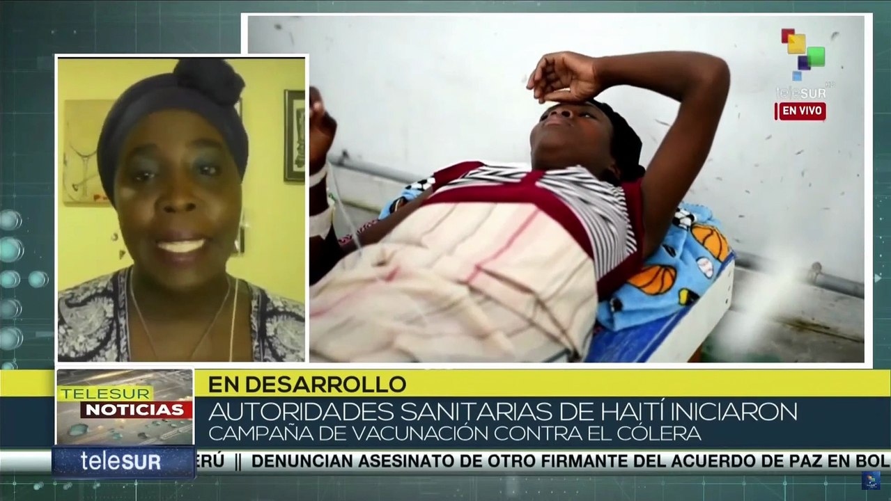 En Haití autoridades sanitarias inician campaña de vacunación contra el cólera