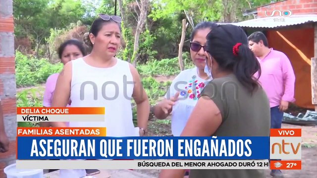 Familias asentadas aseguran que fueron engañados