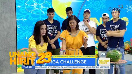 Letran Knights, kumasa sa iba't ibang Christmas party games ng UH Barkada | Unang Hirit