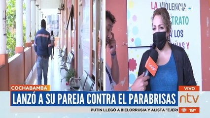 Un militar arrojó a su pareja contra el parabrisas de su vehículo