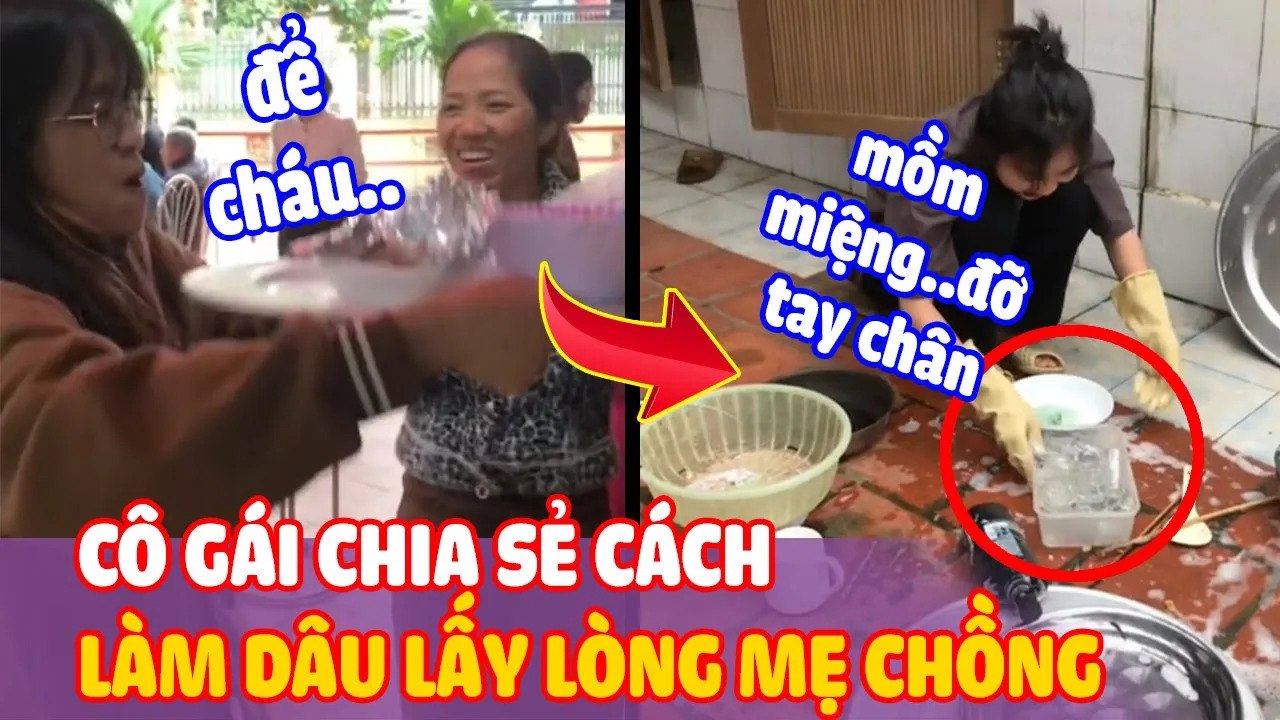 Cô gái "CHIA SẺ" cách để dâu mới được mẹ chồng và các cô hàng xóm "YÊU QUÝ" khi mới về nhà chồng
