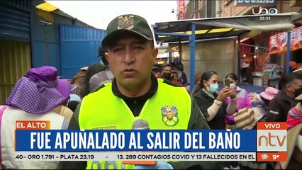 Joven fue apuñalado tras salir de un baño público