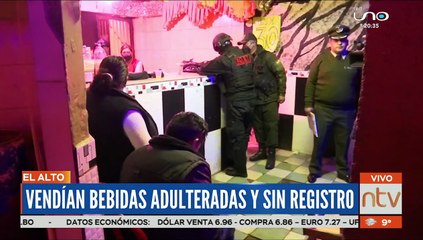 La policía intervino un bar clandestino donde comercializaban bebidas adulteradas