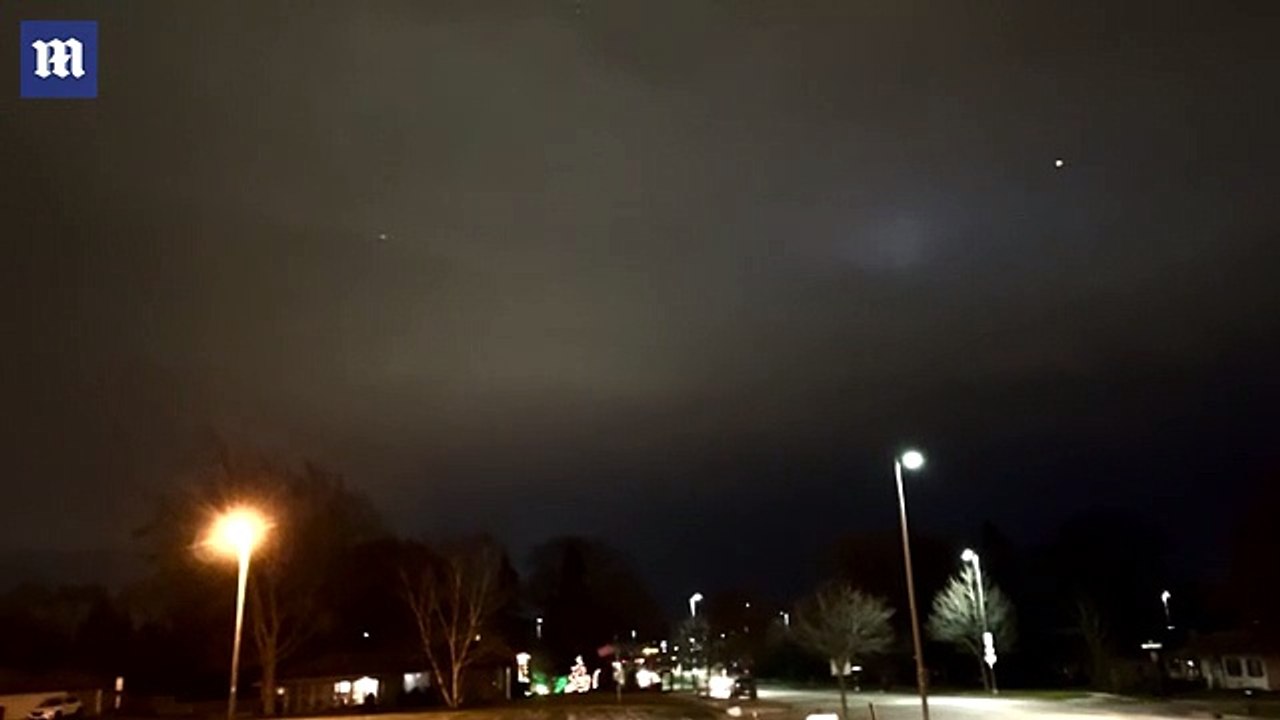 MULTIPLE witnesses share extraordinary videos of possible UFO sighting in rural Wisconsin where strange bright white lights were seen zipping across the night skies