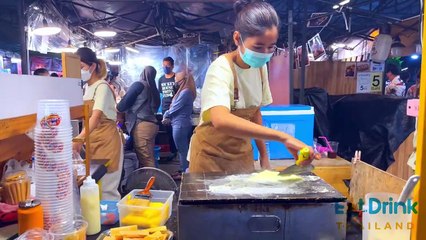 TOP 3 MUST-TRY THAI DESSERTS @ NIGHT MARKET _ Thai Bangkok street food