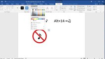 How to Enter Music Symbols in Ms Word by Viral Videos Tutorial