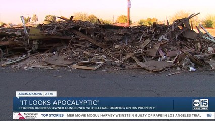 Valley business hopes illegal dumping doesn't hinder Super Bowl business