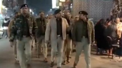 मुजफ्फरनगर: आगामी त्यौहारों के मद्देनजर एसएससी ने शहर की सड़कों पर की कदमताल