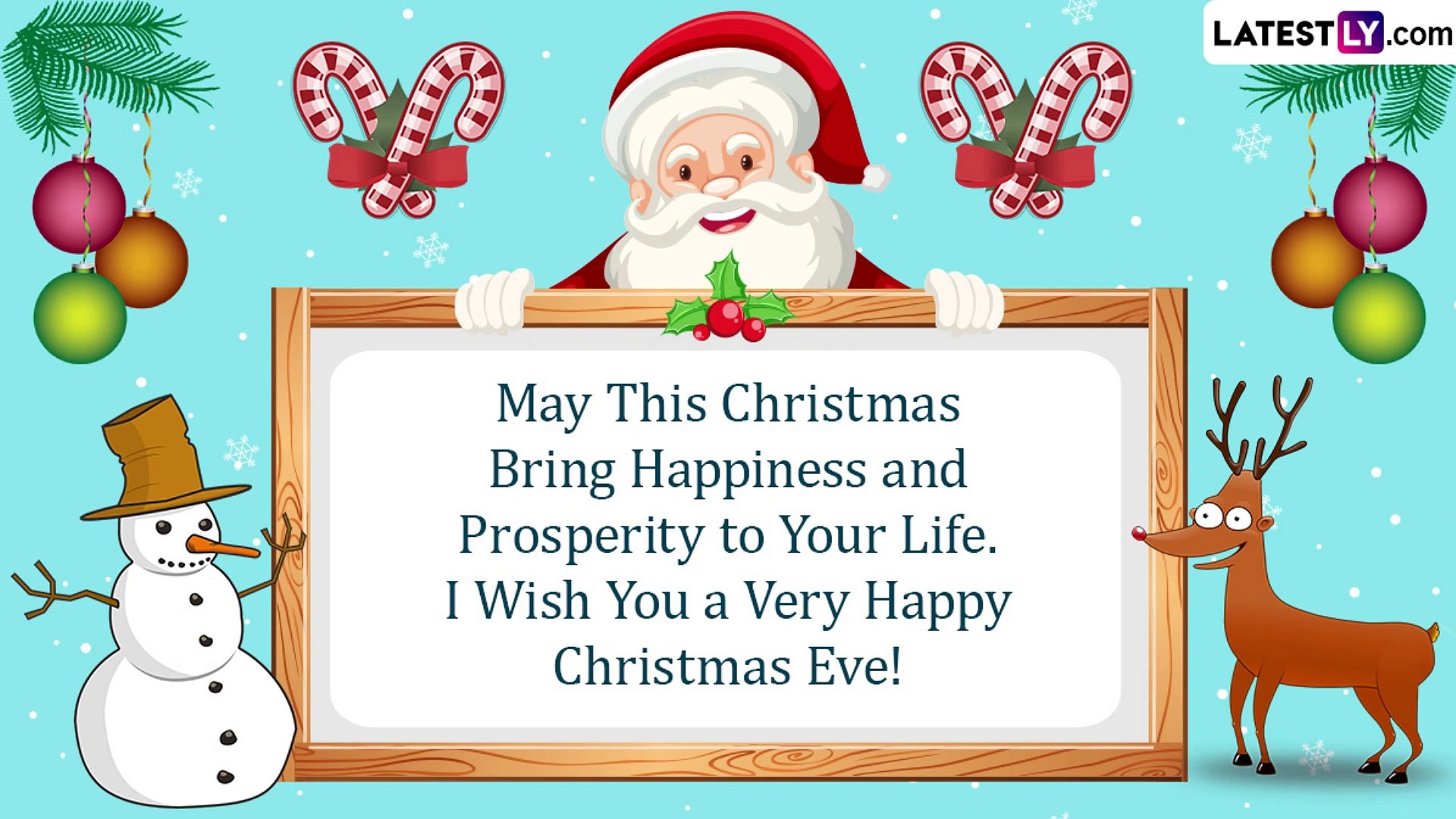 Merry Christmas Eve 2022 Greetings: Share Wishes, Messages and Images With  Your Loved Ones - video Dailymotion