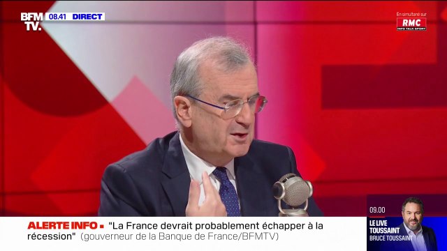 François Villeroy de Galhau, gouverneur de la Banque de France: Nous ferons ce qu'il faut pour ramener l'inflation vers 2% d'ici fin 2024
