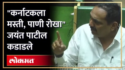 कर्नाटकच्या मुख्यमंत्र्यांच्या दादागिरीला उत्तर देण्याची Jayant Patil यांची मागणी... Karnataka CM