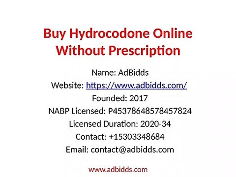 Buy Hydrocodone Online Without Prescription