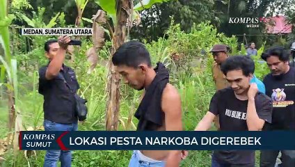 Lokasi Transaksi dan Pesta Narkoba di Deli Tua Digerebek