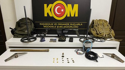 Mersin'de tarihi eser operasyonu