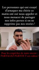 Video herunterladen: Jonathan Matijas au téléphone avec la personne qui a essayé d'arnaquer sa compagne Shanna Kress - Instagram