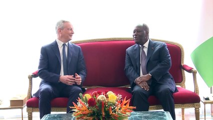Le ministre Français Bruno Le maire se félicite du projet de construction du métro d’Abidjan