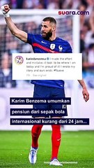 Usai Timnas Prancis Kalah, Karim Benzema Resmi Umumkan Pensiun