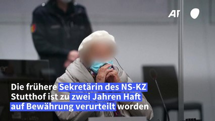 Zweijährige Bewährungsstrafe für frühere Sekretärin aus KZ Stutthof