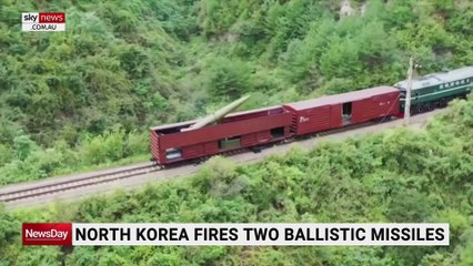 North Korea fires ballistic missiles towards the sea of Japan