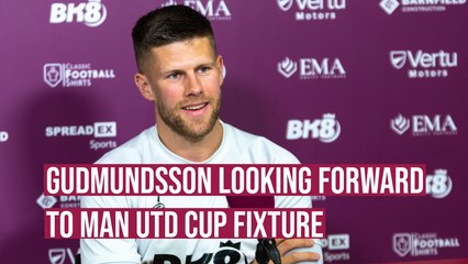 Johann Berg Gudmundsson looking forward to Man Utd test