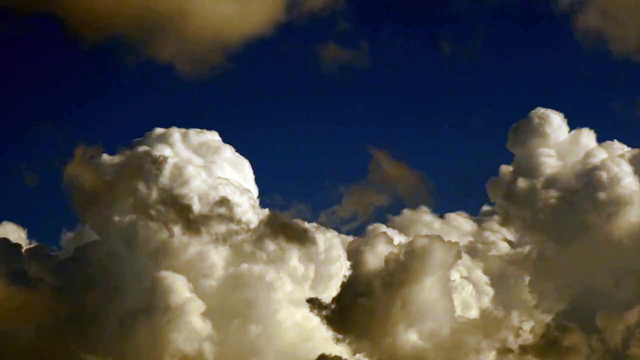 Flying on sky
