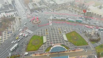 Kayseri'ye mevsimin ilk karı yağdı