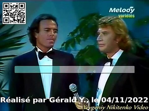 Johnny Hallyday & Julio Iglesias_J'ai oublié de vivre (Voix Julio)(Clip 1981)karaoké